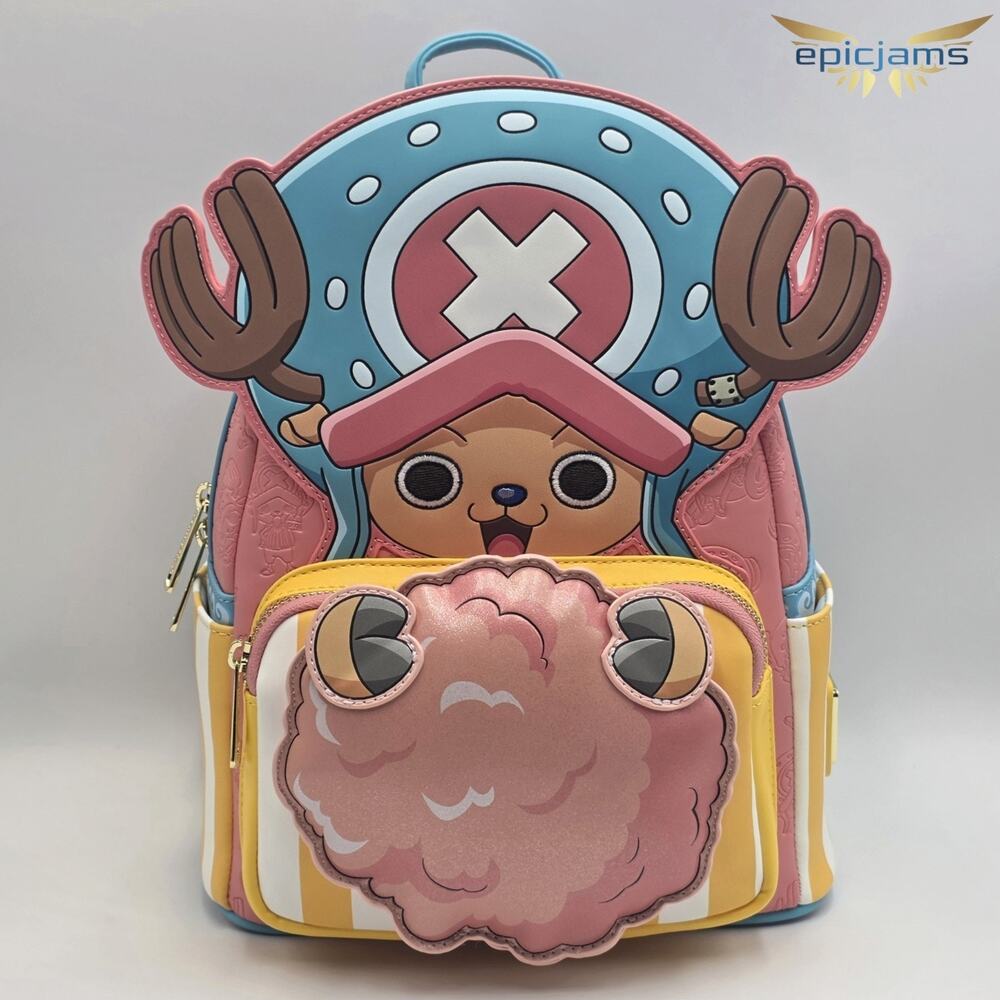 Loungefly One Piece Tony Tony Chopper Figural Mini Backpack New